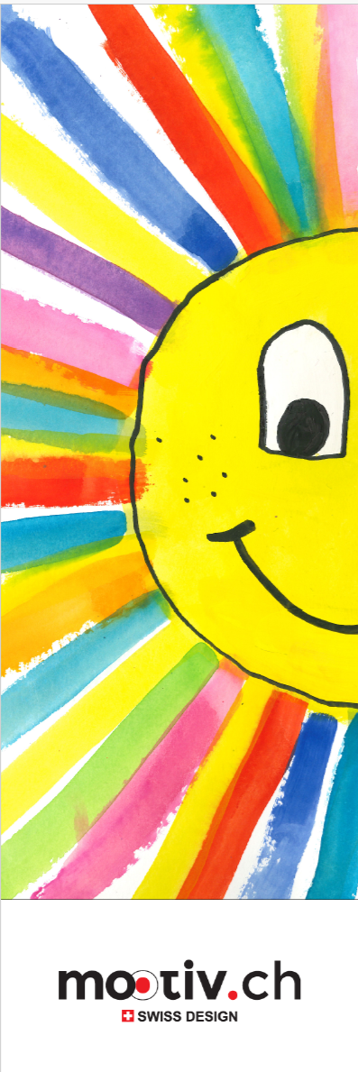Smile Schirm mit Hülle 1
