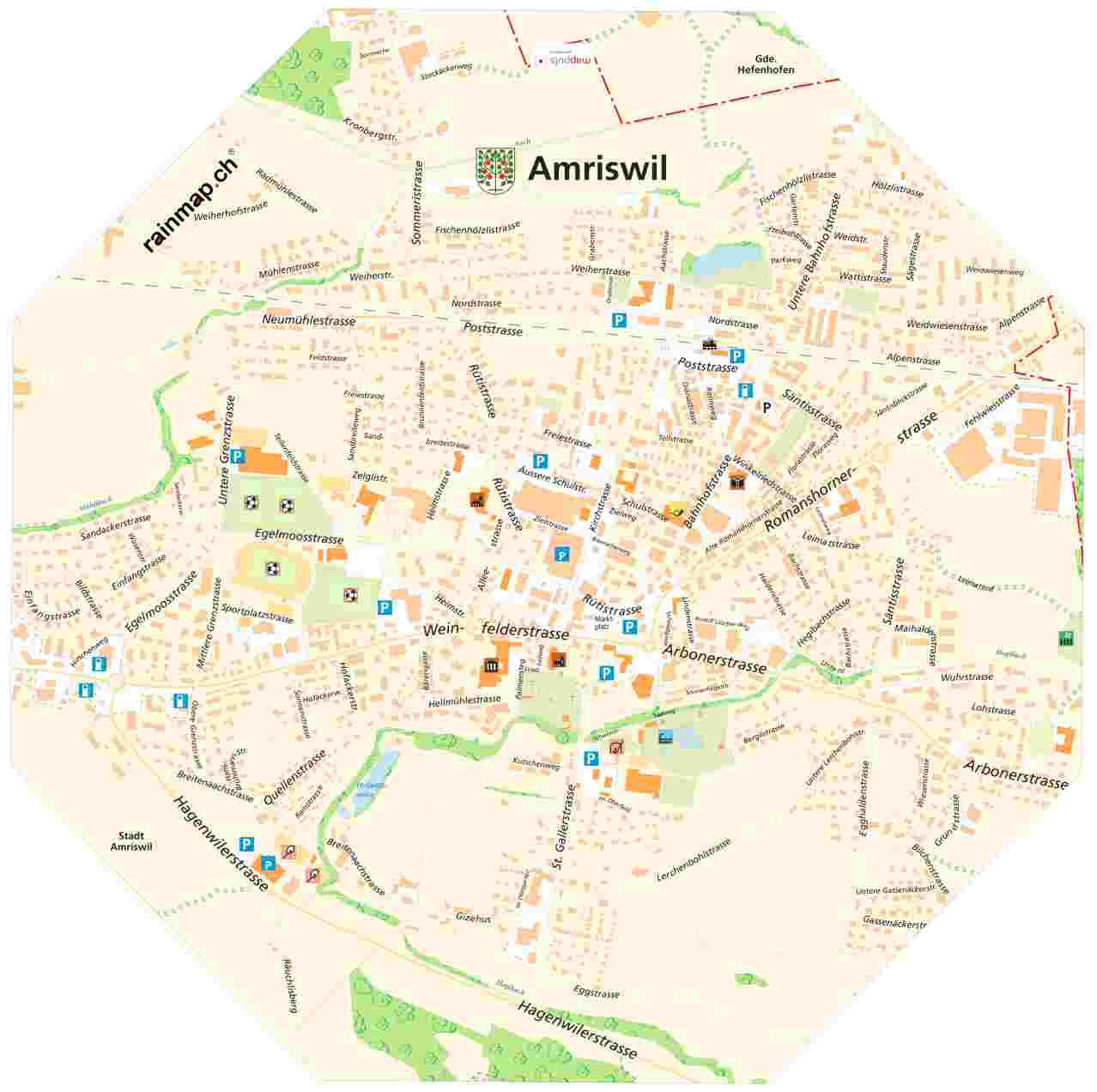 Kartenschirm Amriswil