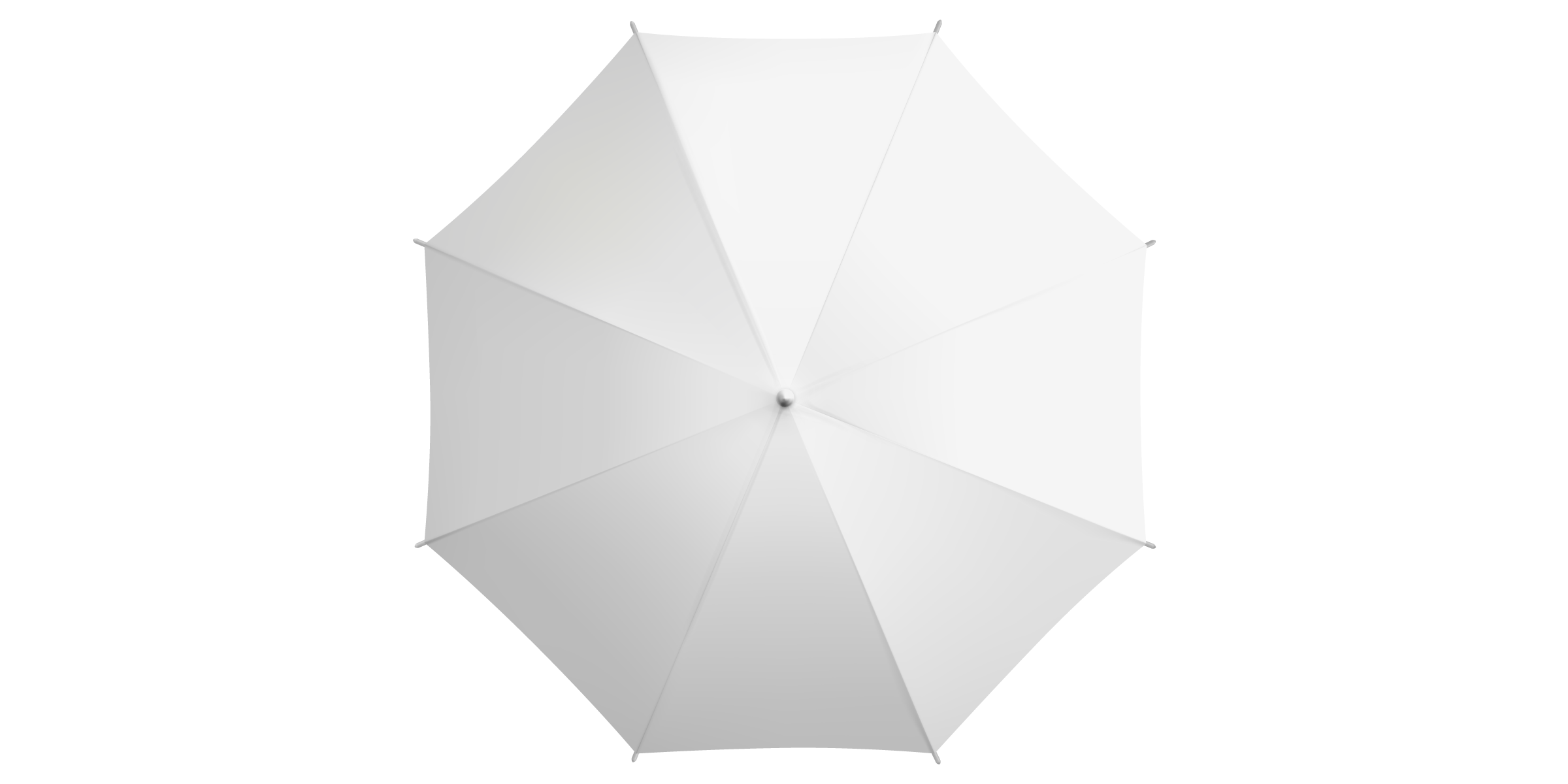 Vorher: Regenschirm ohne Design – neutrale Ansicht